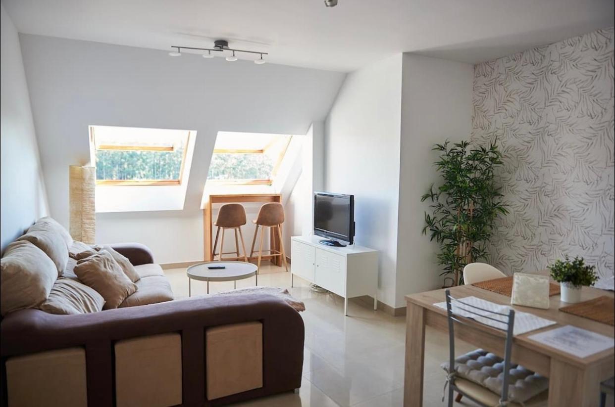 Exclusivo ático boutique con vistas al mar Vilanova de Arousa Exterior foto