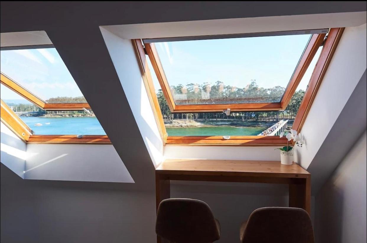 Exclusivo ático boutique con vistas al mar Vilanova de Arousa Exterior foto