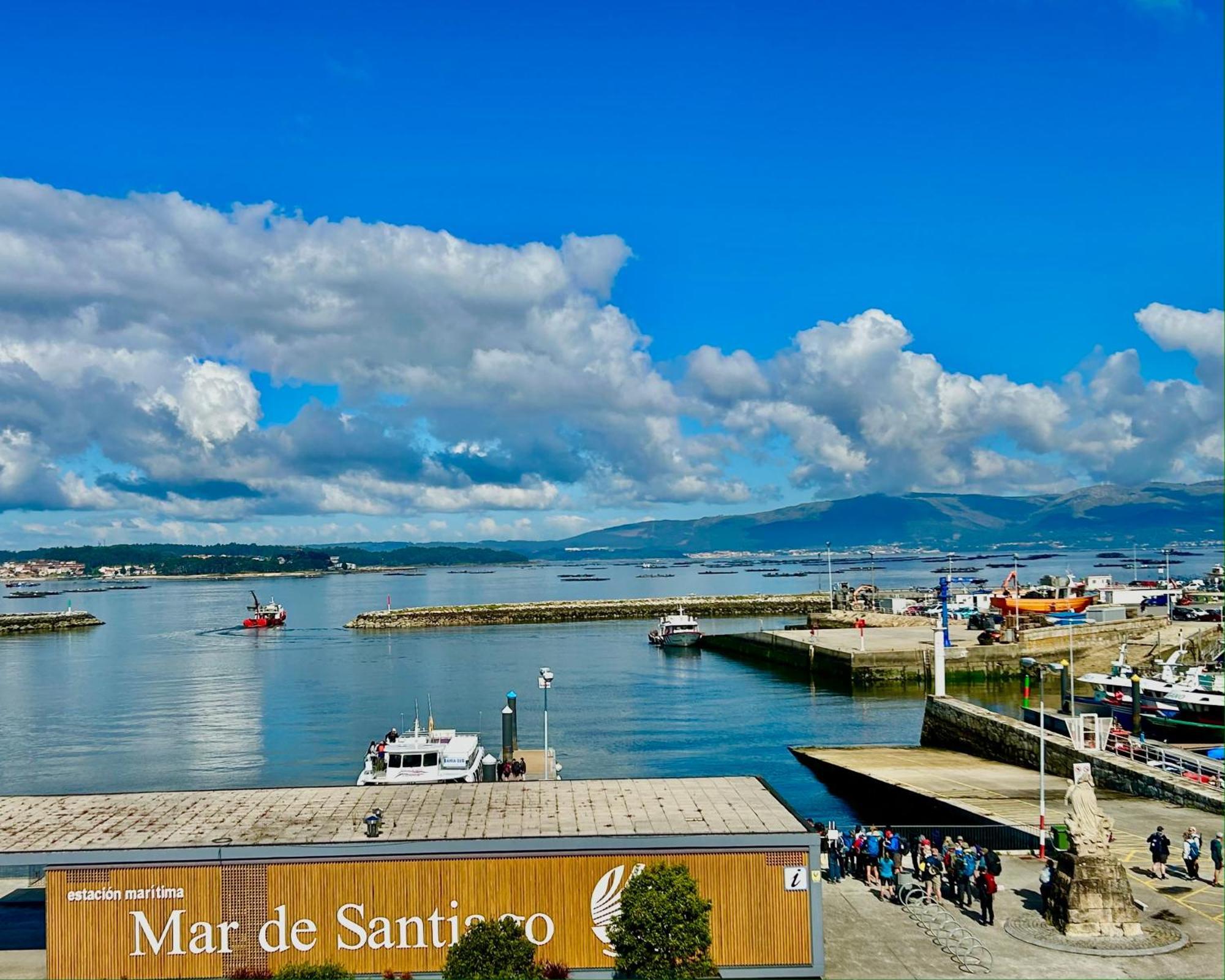 Exclusivo ático boutique con vistas al mar Vilanova de Arousa Exterior foto